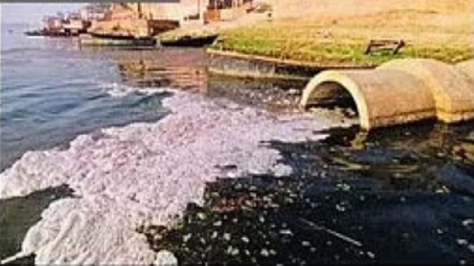Ganga water contaminated due to sewage filth in Uttar Pradesh, quality very poor