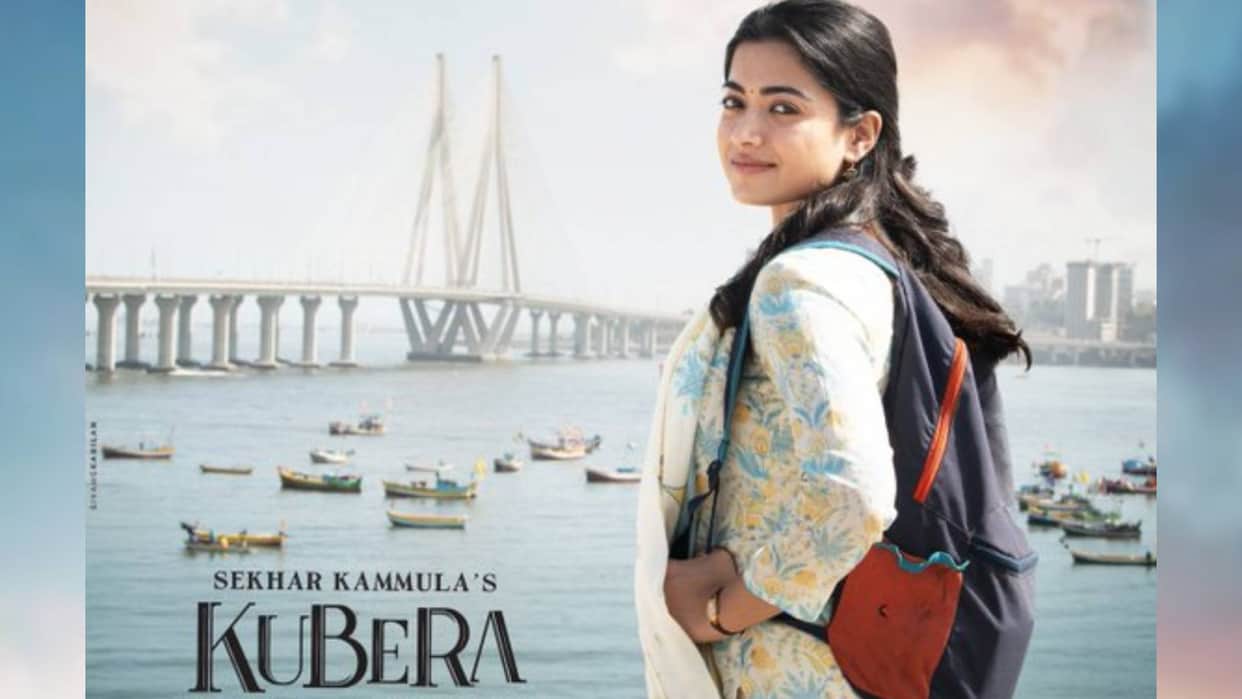 rashmika mandanna new poster out from kubera dhanush Sekhar Kammula film teaser to release on 15 november