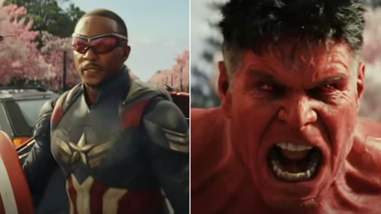 Captain America Brave New World trailer released Harrison Ford Red Hulk battles Anthony Mackie in Action movie