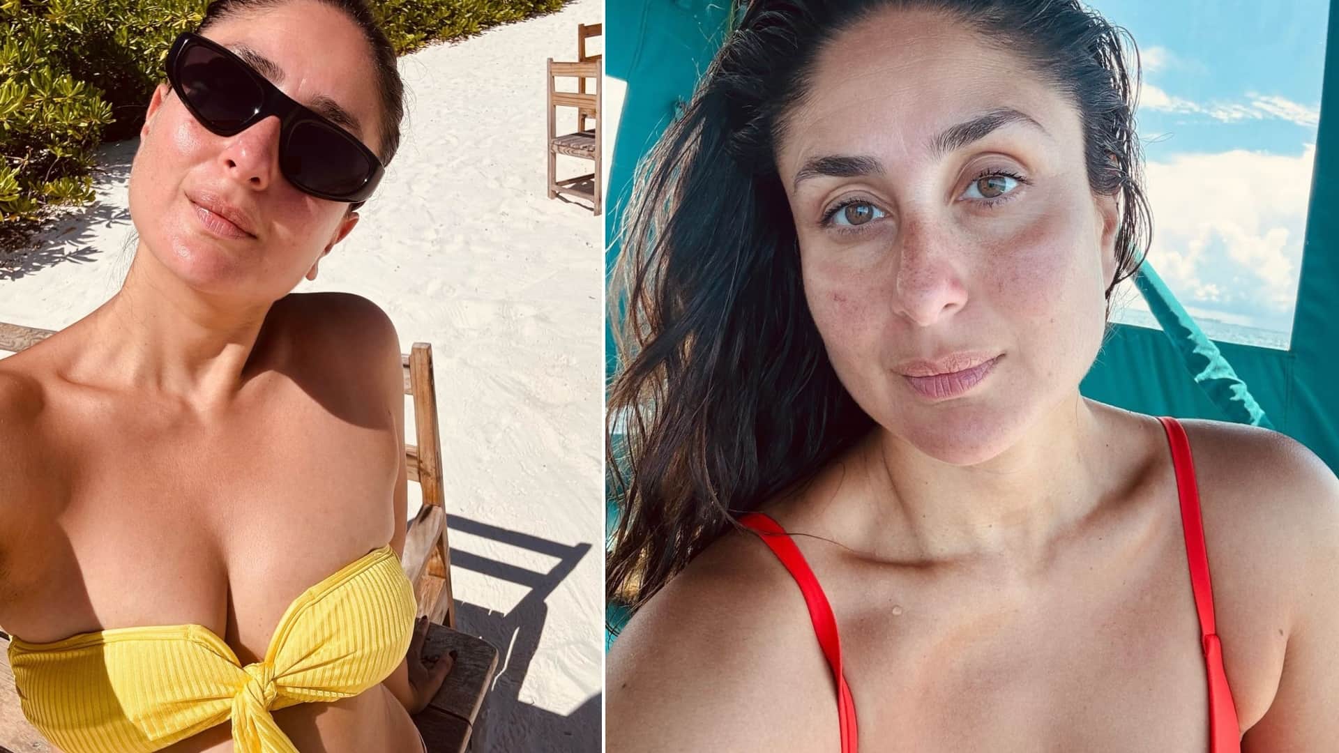 Kareena Kapoor Khan HOT look In Bikini Selfies Shares Romantic New Photos with Shirtless Saif Ali Khan