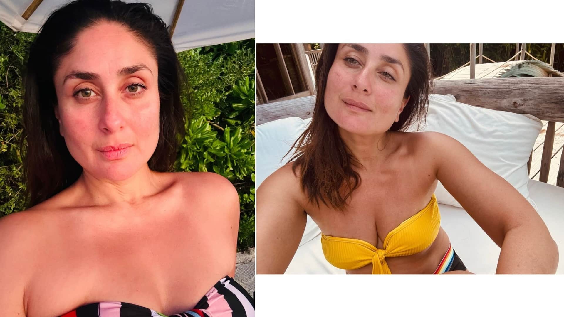 Kareena Kapoor Khan HOT look In Bikini Selfies Shares Romantic New Photos with Shirtless Saif Ali Khan