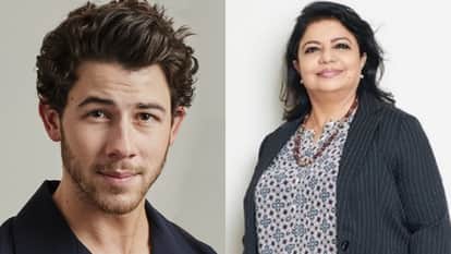 American singer Nick Jonas dance with his mother in law Madhu Chopra at Priyanka Chopra cousin wedding