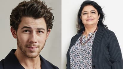 American singer Nick Jonas dance with his mother in law Madhu Chopra at Priyanka Chopra cousin wedding