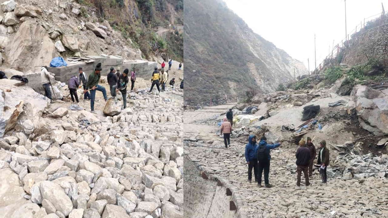 Kedarnath reconstruction work is in full swing amidst the cold  700 workers are working Watch Photos