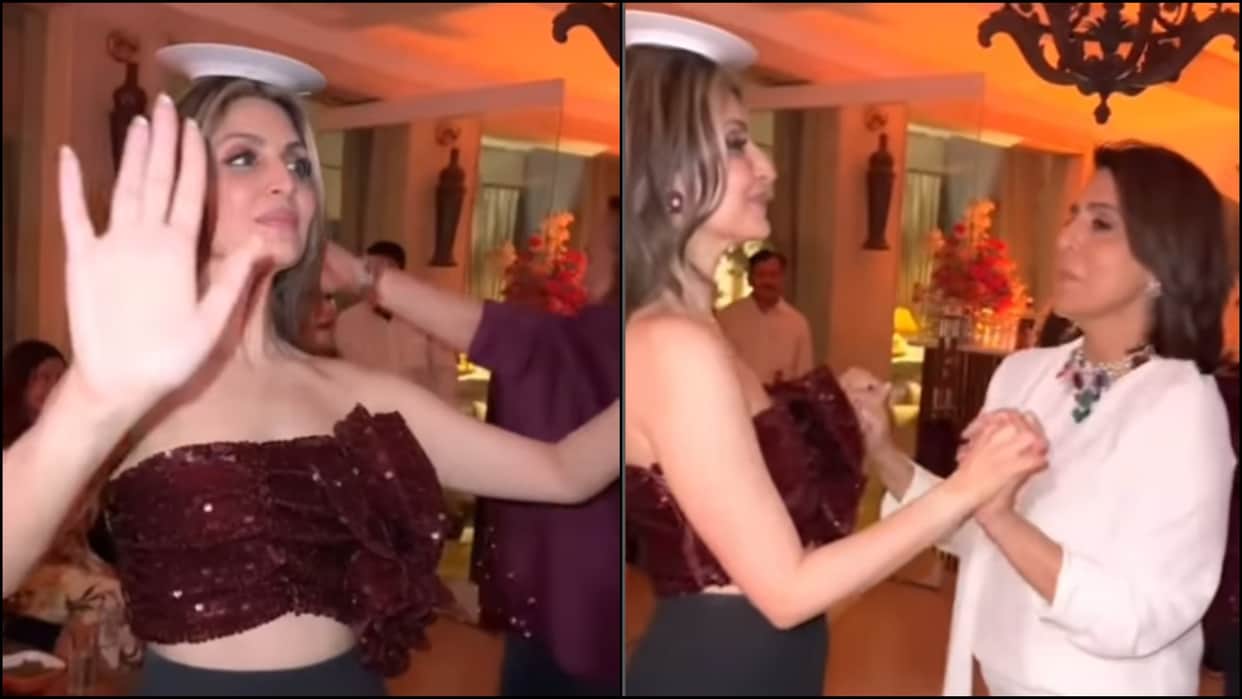 Animal song Jamal Kudu hookstep Riddhima Kapoor dances with mother neetu singh news in hindi