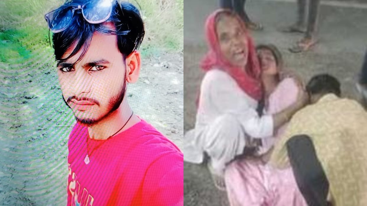 Horrific accident Sister and brother crushed by bus in shahjahanpur