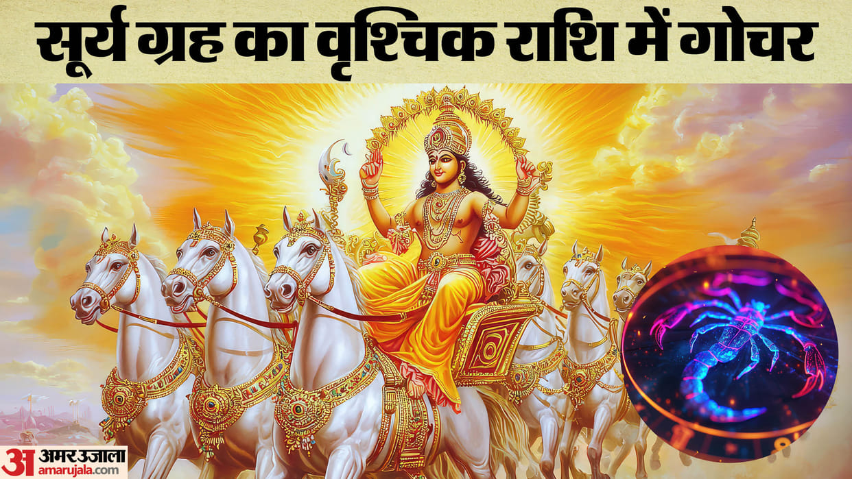 Surya Gochar 2024 in Vrishchik rashi Sun Transit In Scorpio Give Goodluck And Fortune To these zodiac signs in