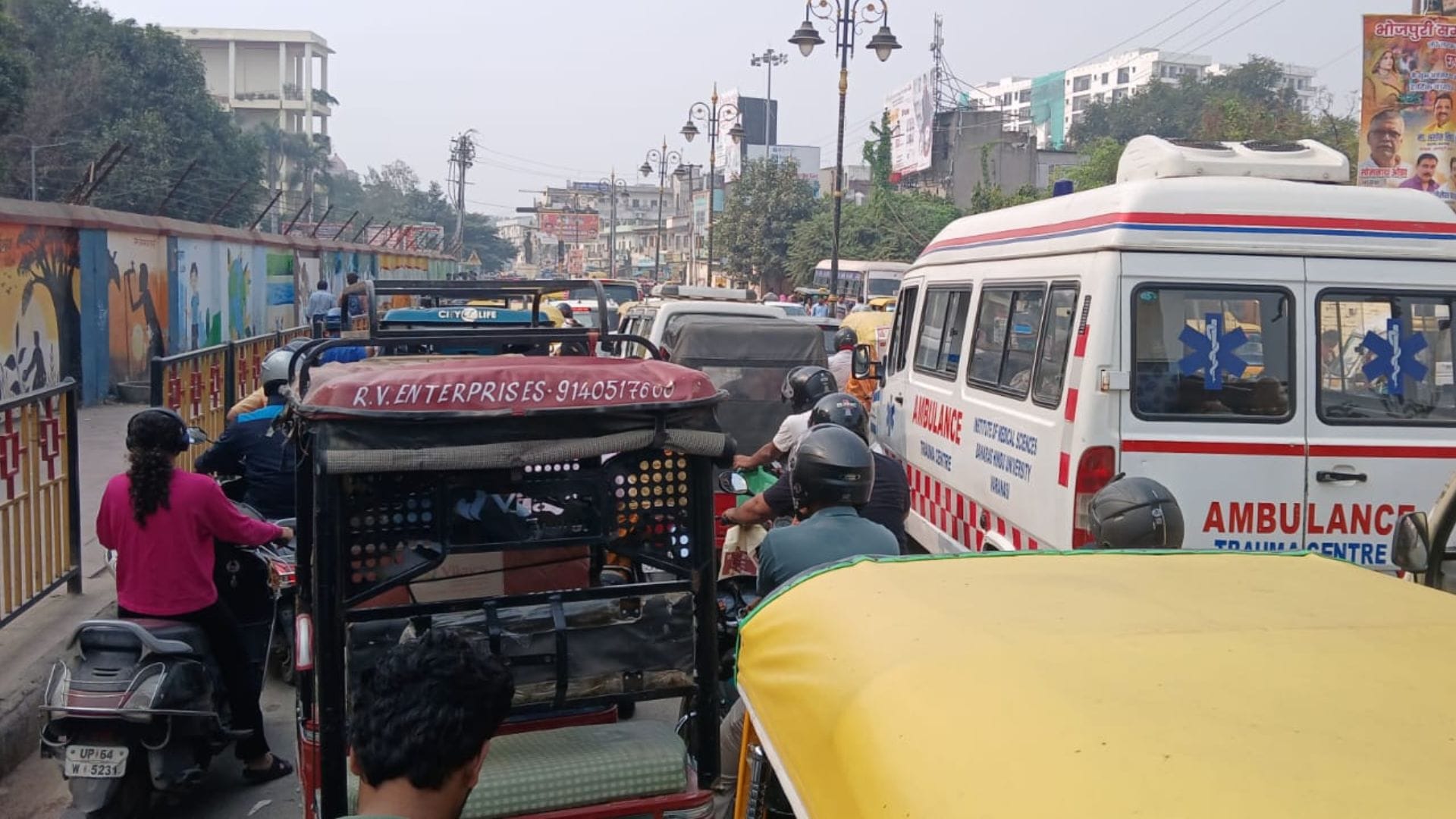 Traffic Challan For Blocking Ambulance Way On Road Can Shock You