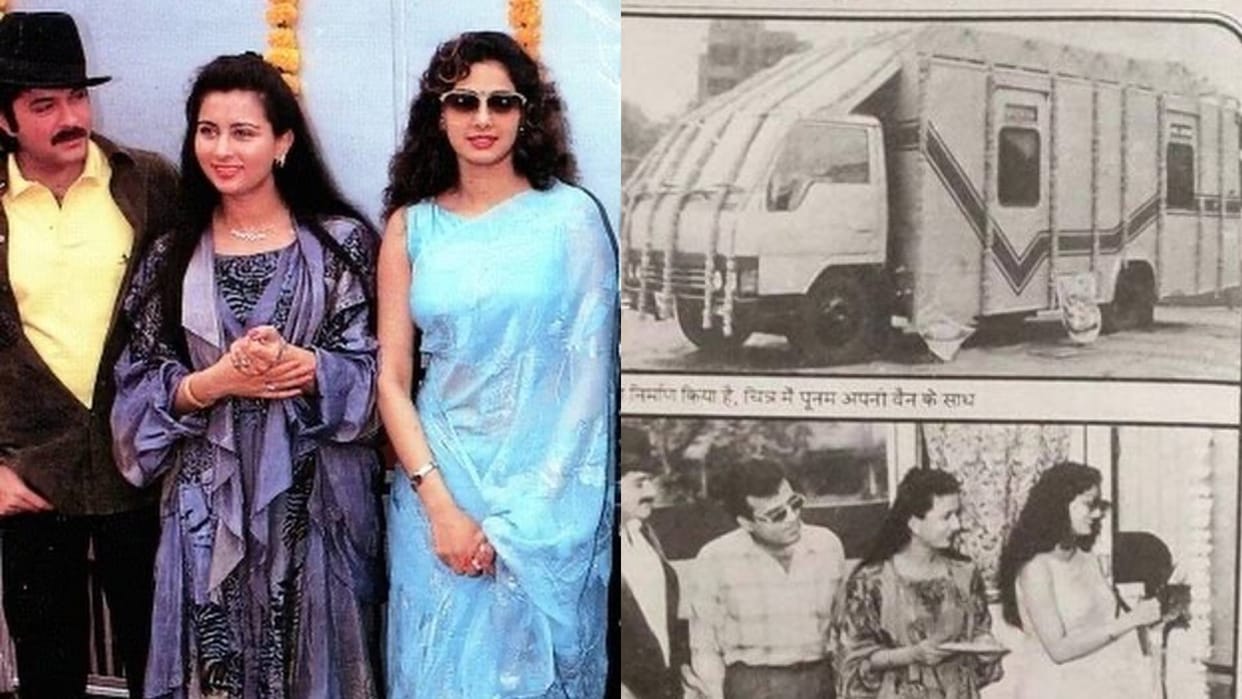 veteran actress Poonam Dhillon who introduced the idea of vanity vans to the Indian film industry