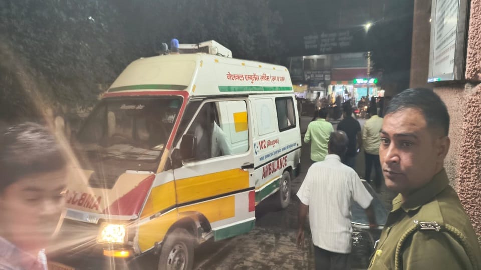 A speeding bus full of baraatis lost control and overturned in etah 20 injured