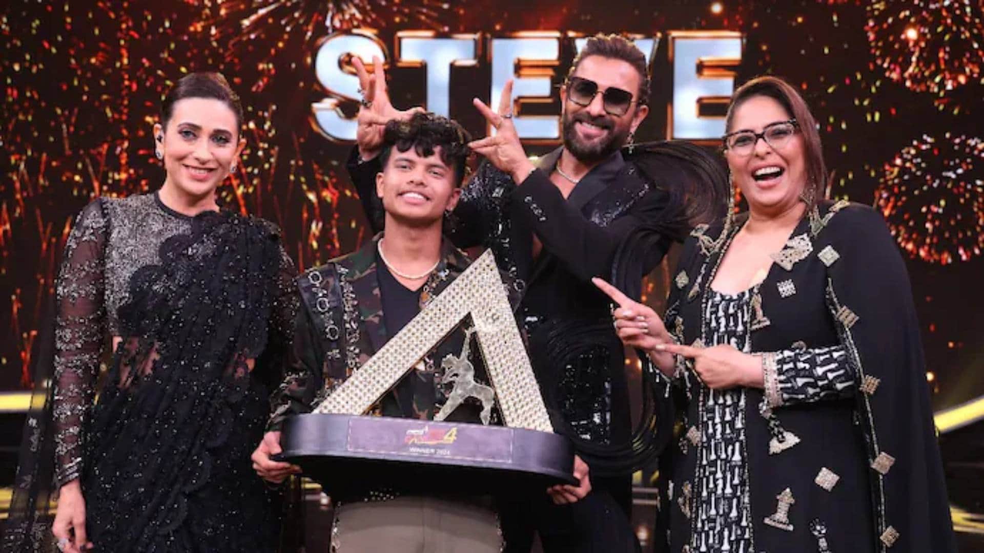 Steve Jyrwa From Shillong won the fourth season of Indias Best Dancer 4 says This is a dream come true