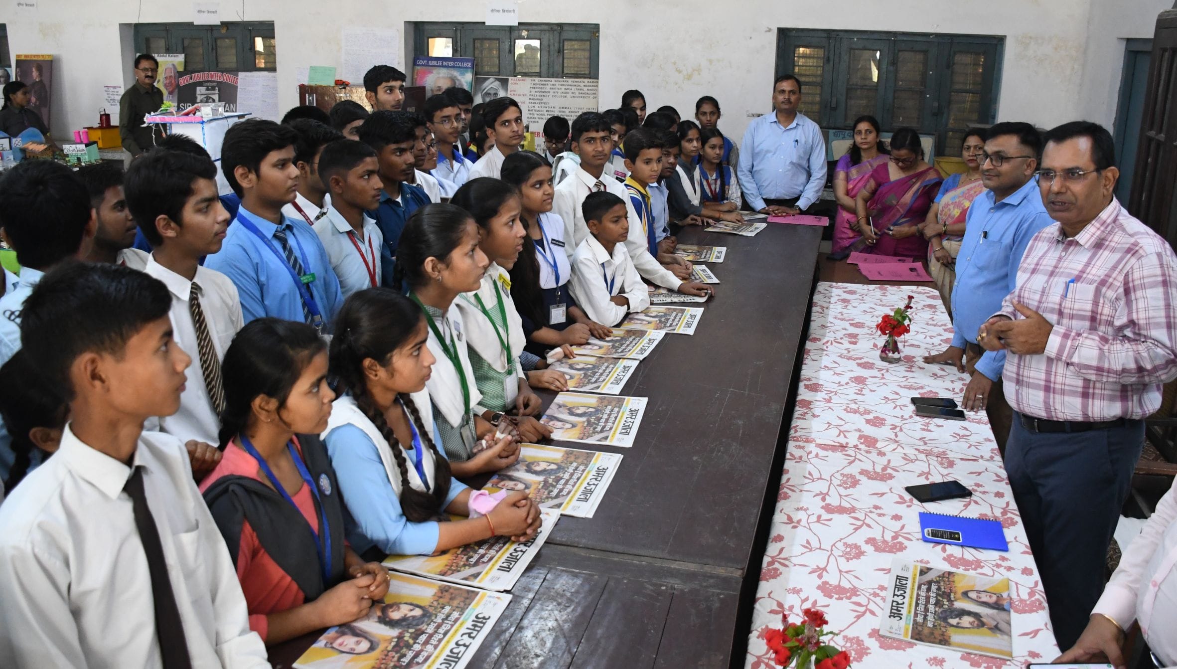 Science Exhibition in Rajkiya Jubilee Inter College in Lucknow.