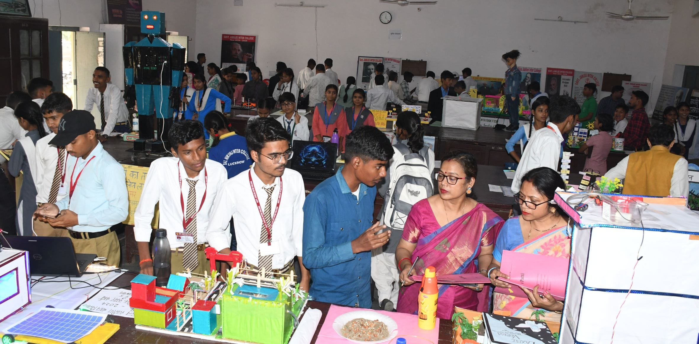 Science Exhibition in Rajkiya Jubilee Inter College in Lucknow.