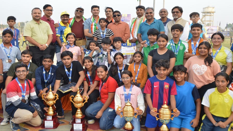 Moon Olympics 2024 Mahakumbh of sports at Eklavya Stadium shot put swimming and long jump winners list