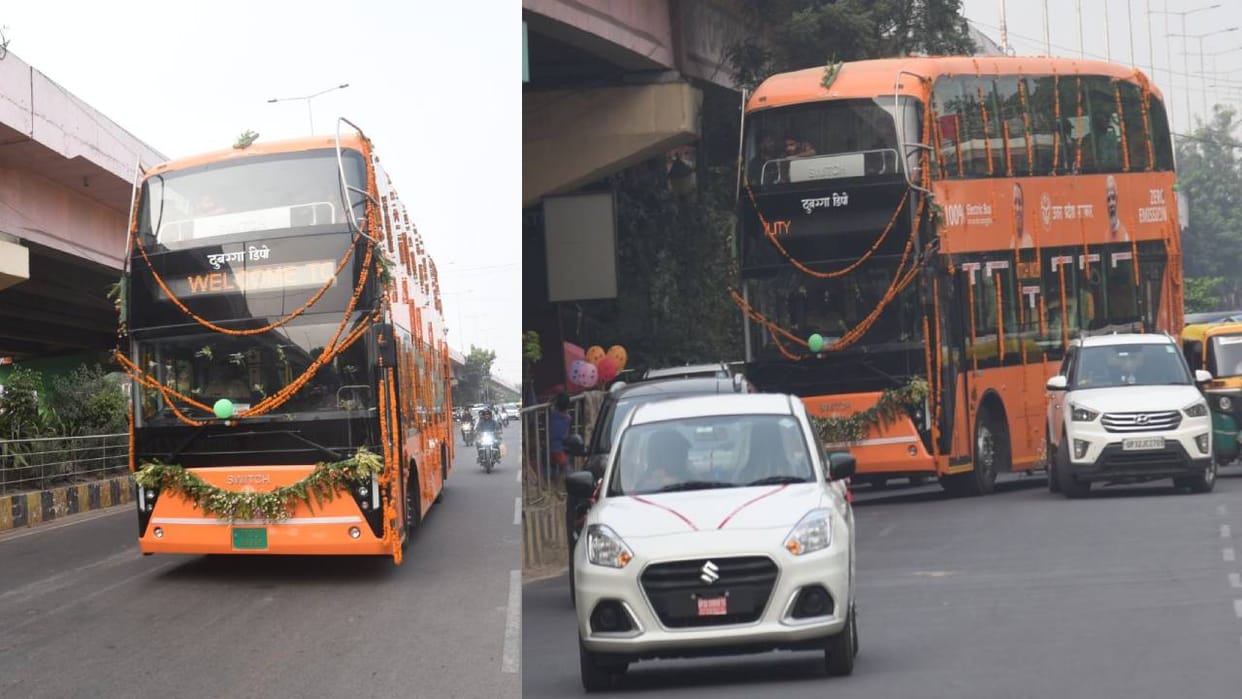 Double decker buses ply roads Ayodhya bus station also be like airport