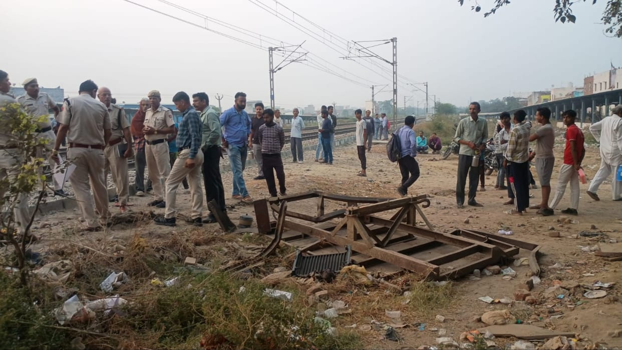 Haryana: Farmer riding tractor dies after being hit by Amrapali Express, trolley blown to pieces