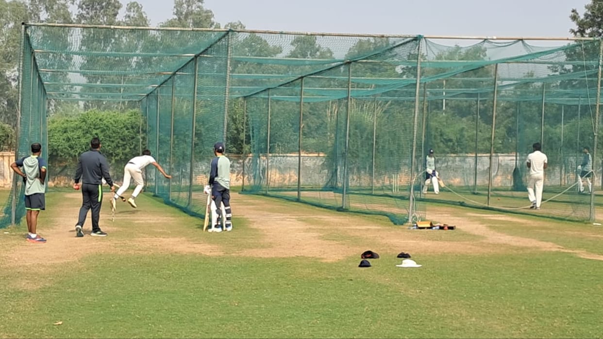 Ranji Trophy: Haryana team's enthusiasm sky high, both the teams sweated in the nets