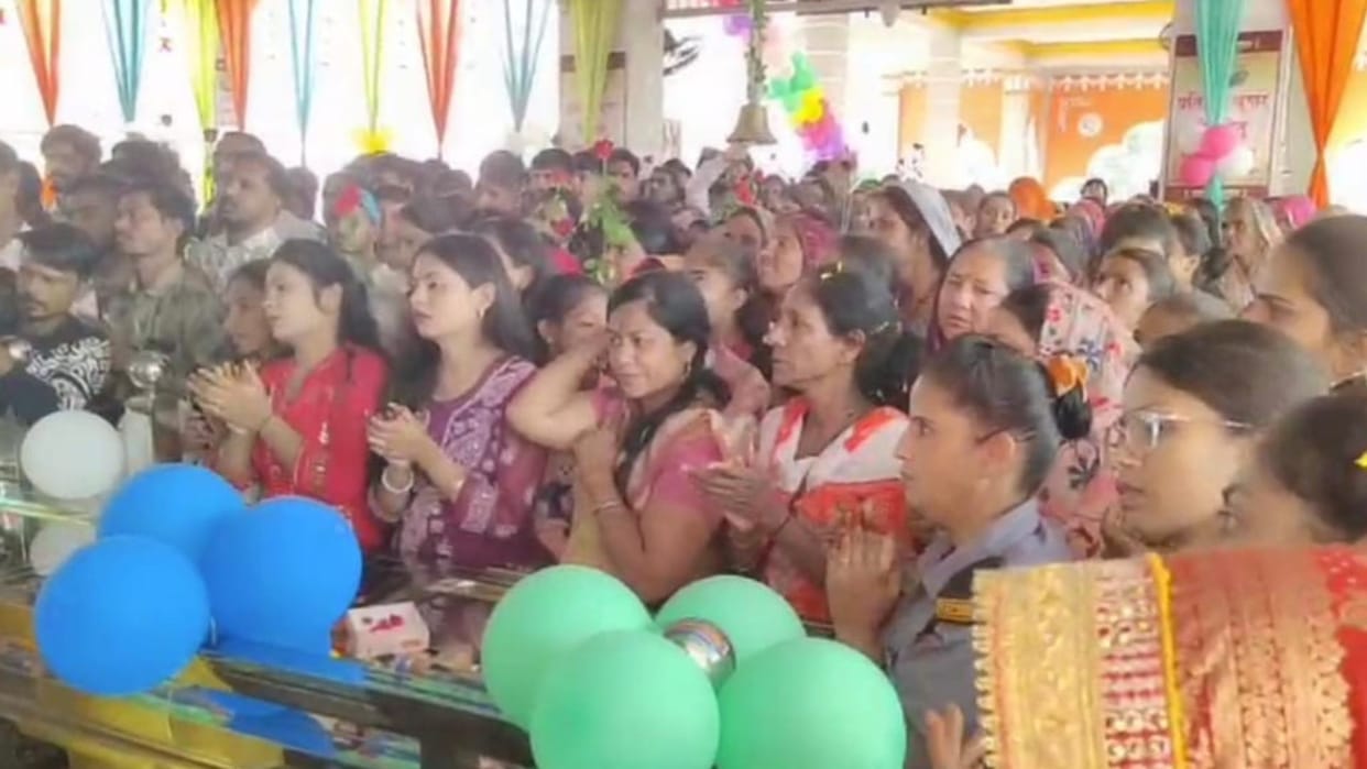 huge crowd of devotees gathered in Mandsaur on the occasion of the birth anniversary of Baba Shri Khatu Shyam