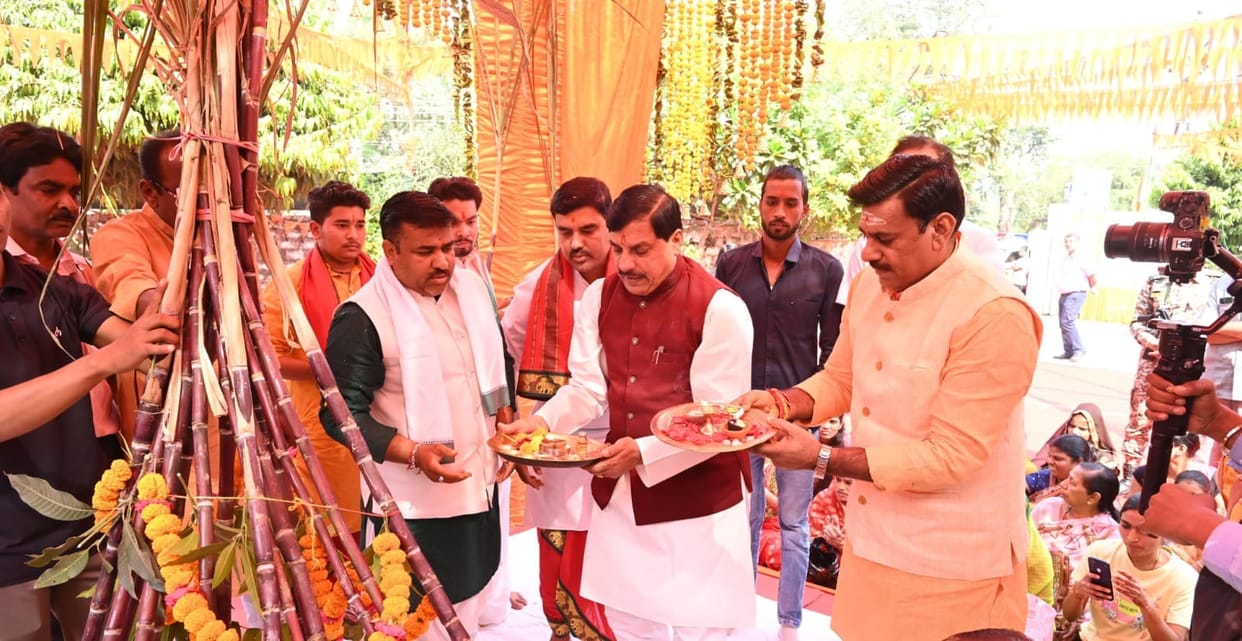 Bhopal: Tulsi marriage took place on Devuthani Gyaras, CM who attended the program said – this is a day of pri