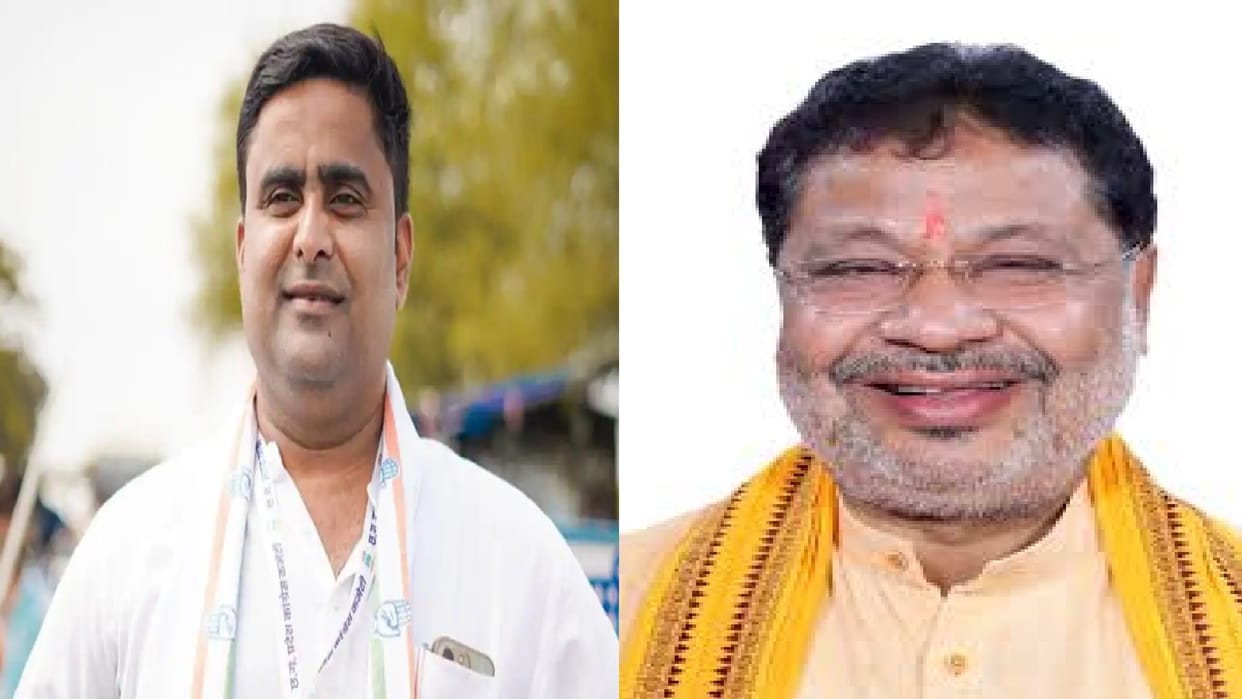 Direct contest between Congress candidate Akash Sharma and BJP candidate Sunil Soni in Raipur South Bypoll