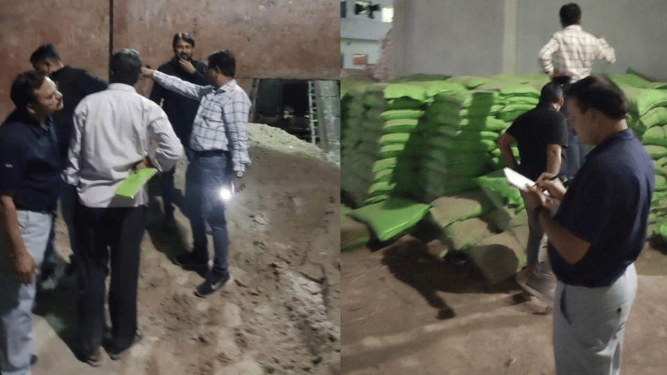 Raid on black marketing of fertilizer FIR on production company