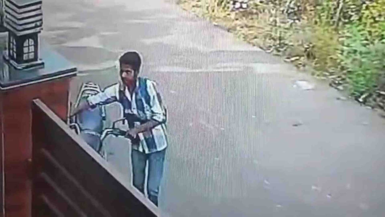 Alwar News: Bike theft incident recorded on camera in Vigyan Nagar