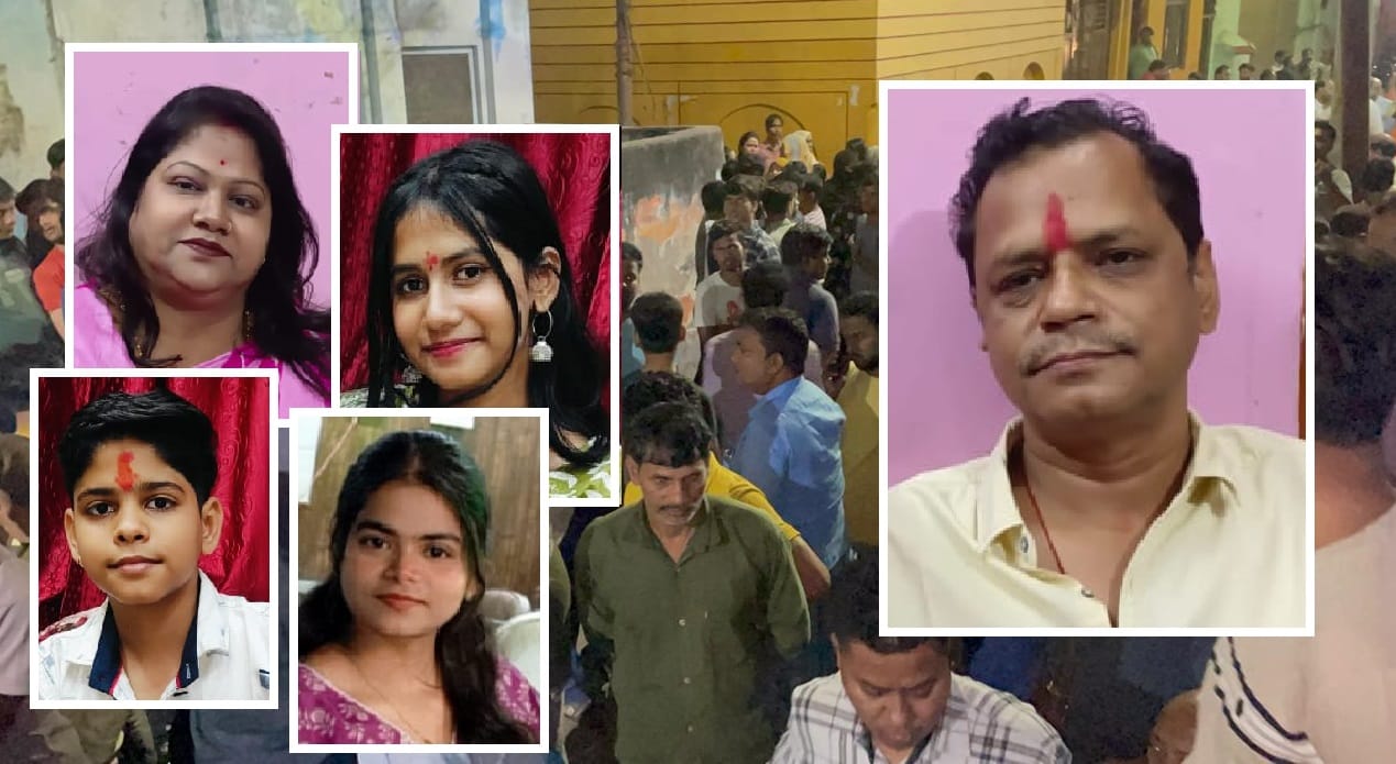 etawah Verma Family Murder Case Wife and three children murdered whole story of murder came out from killer