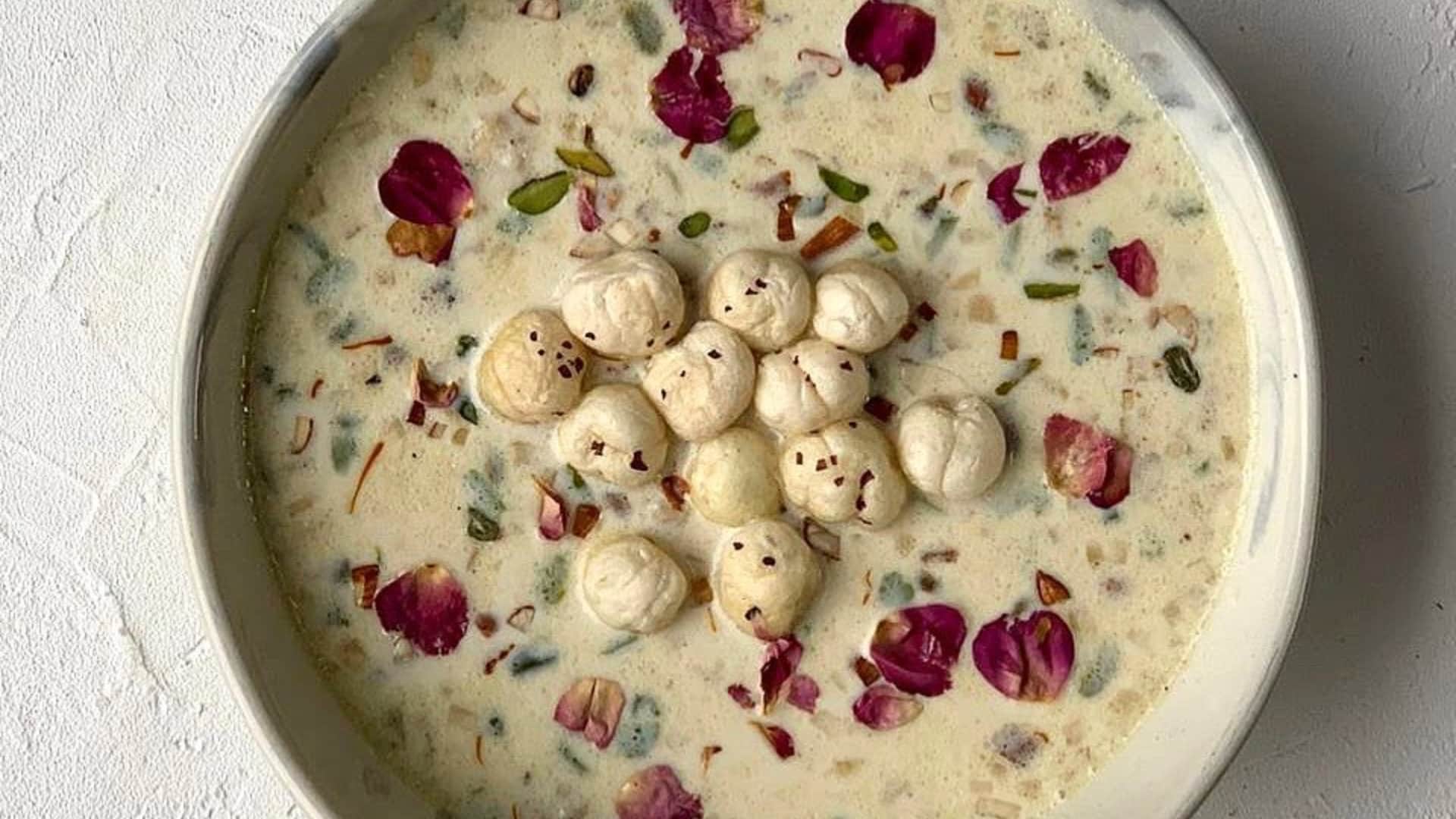 Makhana Kheer Recipe At Home How to Make Makhana Kheer Step by Step in Hindi