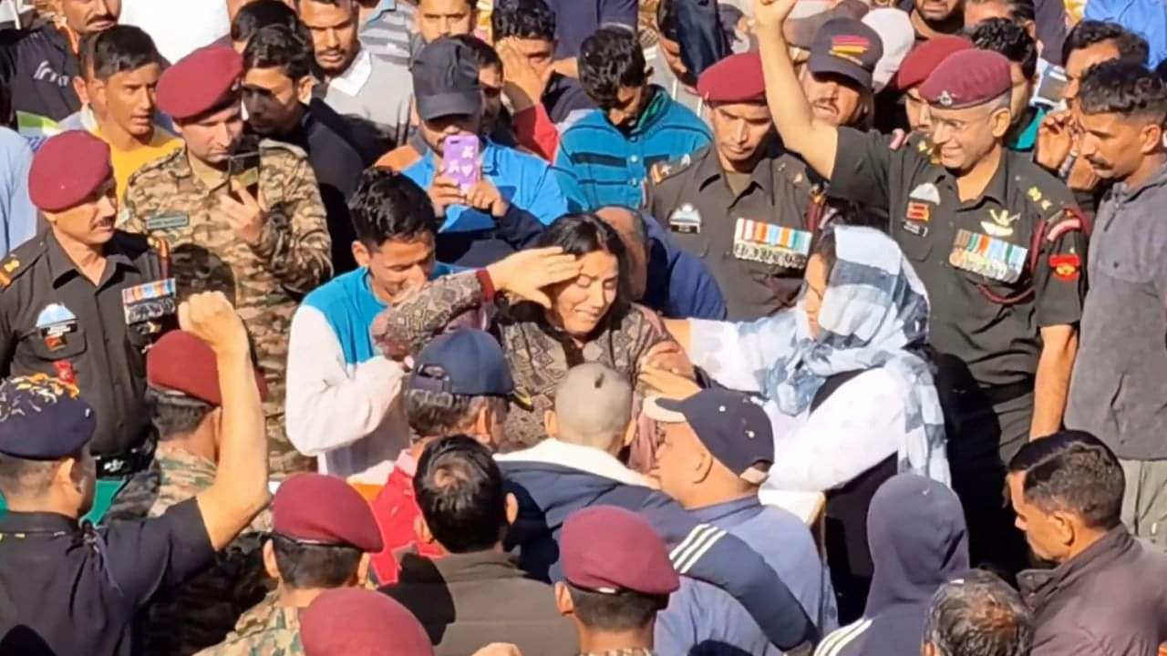 mandi rakesh kumar martyred in kishtwar encounter with terrorists funeral today