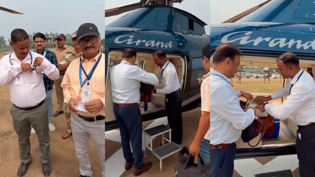 Election Commission Uddhav Thackeray Chopper Search Updates Maharashtra Assembly Elections 2024 shiv sena ubt