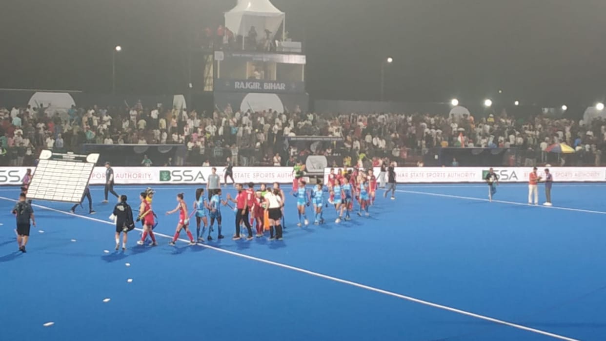 Women's ACT Hockey: Second day of Asian Hockey Champions Trophy, match between Japan and Thailand