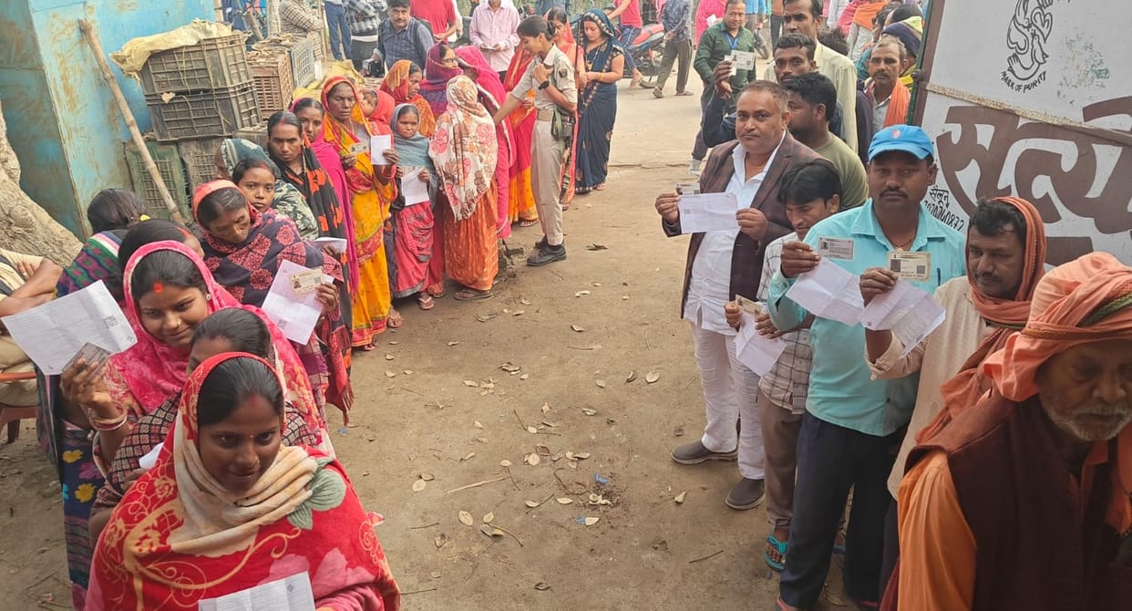Bihar: 52.83% voting in four assembly seats, less than 2020 election; Belaganj, Imamganj, Tarari, Ramgarh