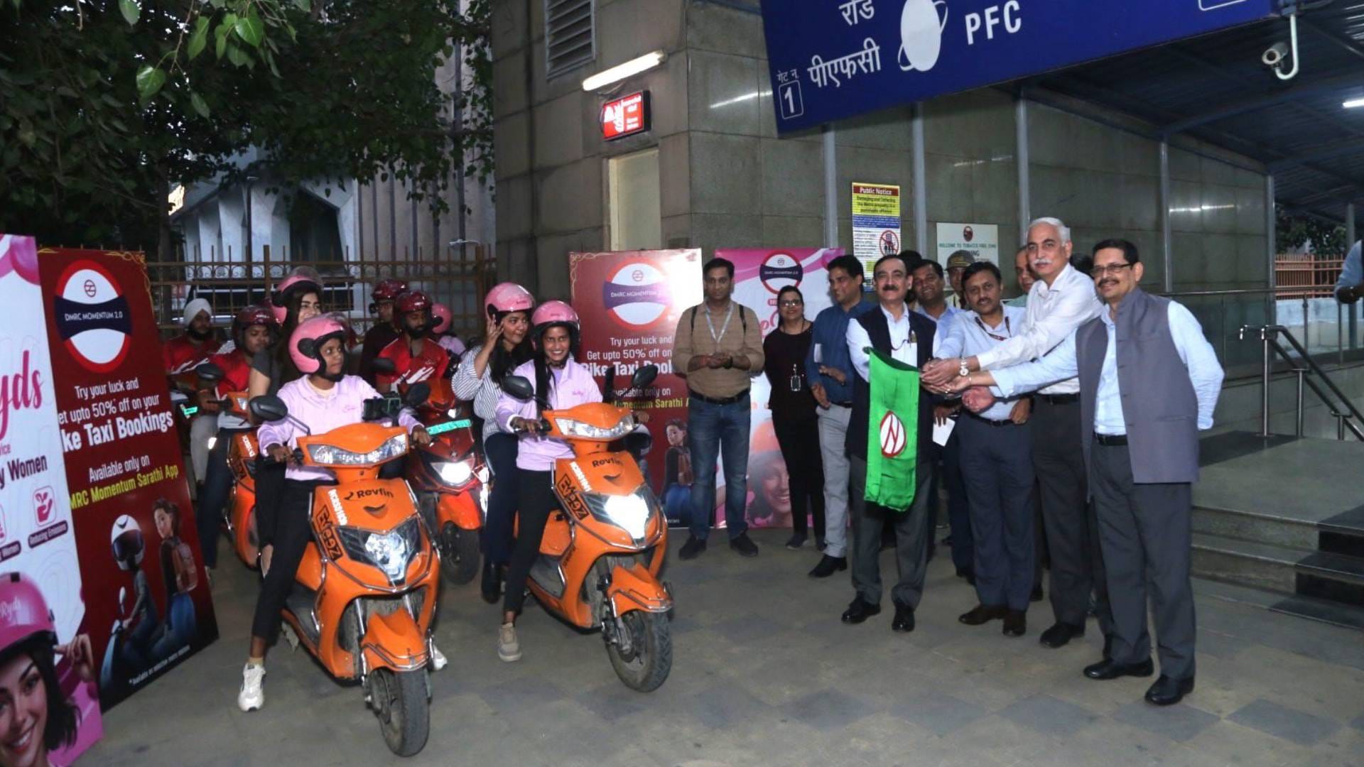 Delhi Metro Bike Taxi Service Fare timing and Route Details in Hindi