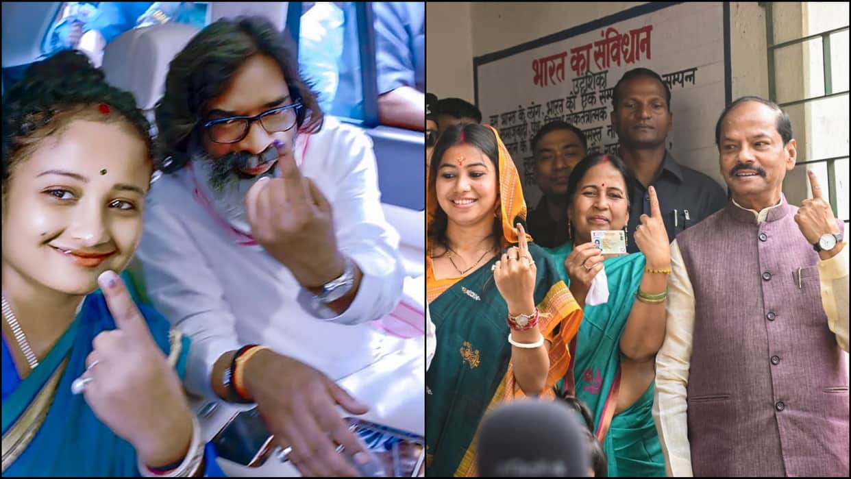 Jharkhand Assembly Election 2024 by polls photos voting detail news in hindi