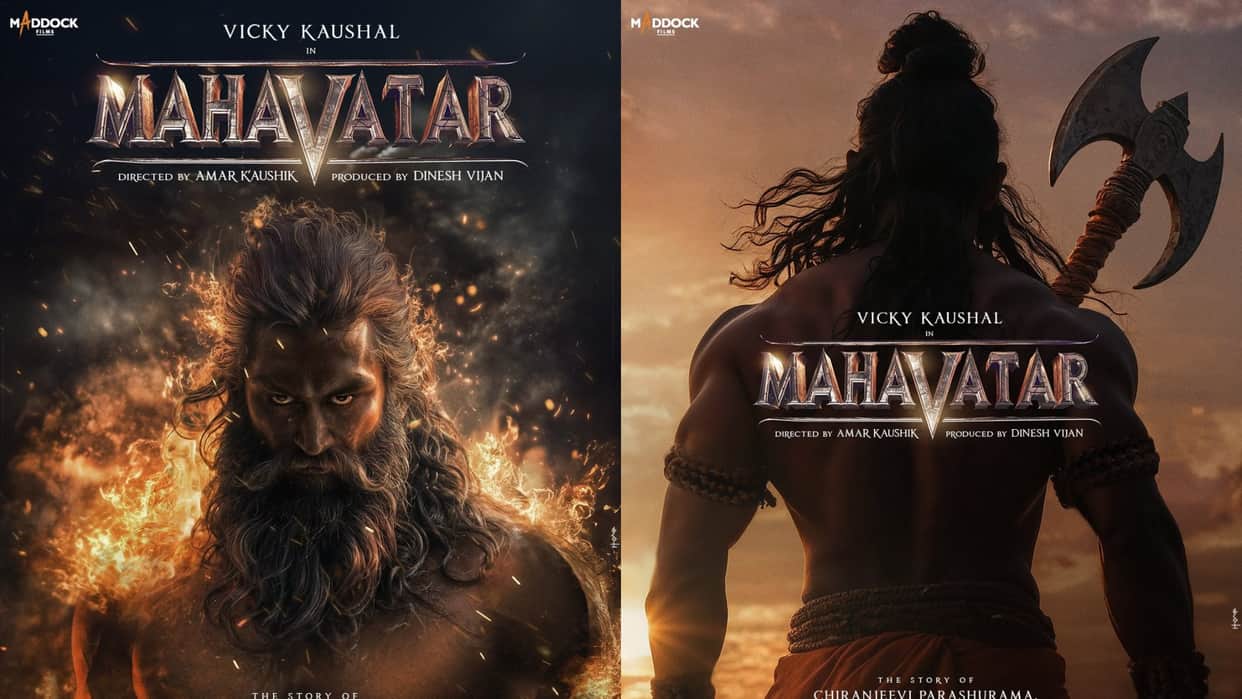 Dinesh Vijan Announces movie on Vishnu Avatar Parshuram Posters become talk of the town for AI Use