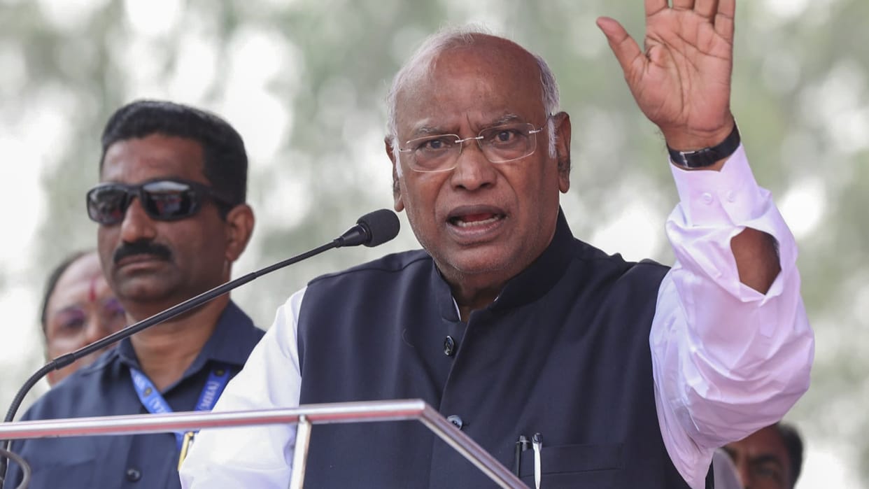 mallikarjun kharge demand in rajya sabha Government should immediately start decadal census caste census