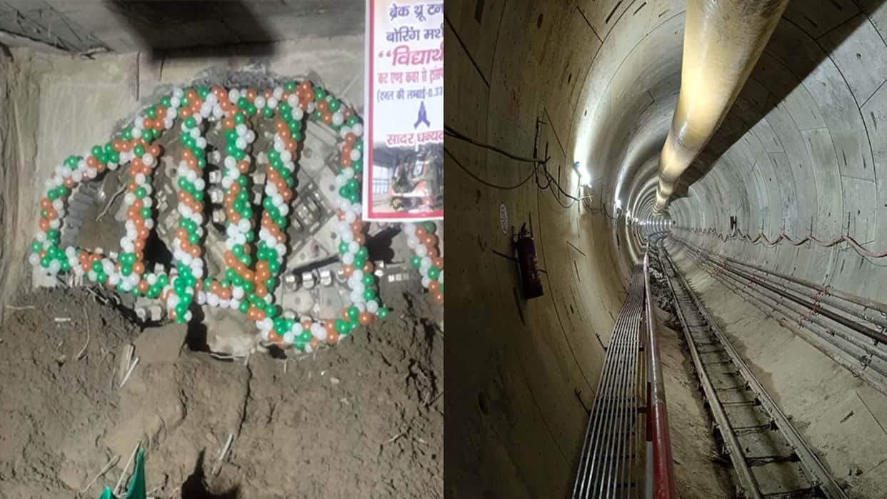 Kanpur: Construction of tunnel till Transport Nagar Metro Station completed