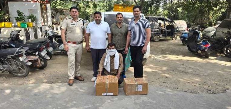 Anti Narcotics Control Bureau team raids caught consignment of unlicensed injections sent from Agra to Haryana