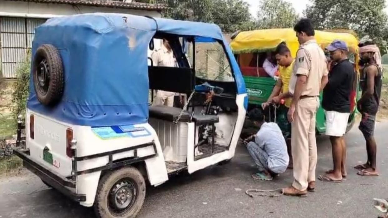 Patna News: Uncontrolled truck and e-rickshaw collided; e-rickshaw driver died on spot, six people injured