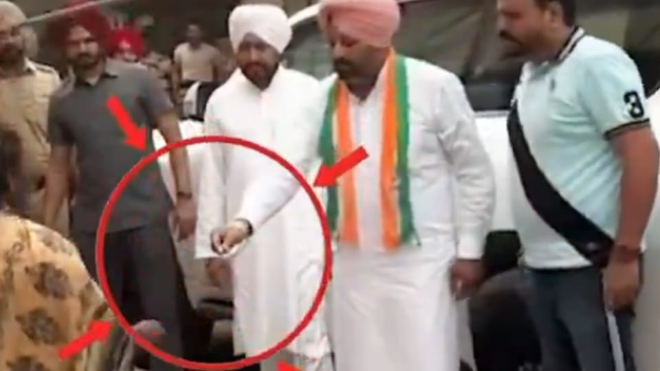 Video Congress candidate Kala Dhillon giving money to public for votes goes viral, BJP files complaint
