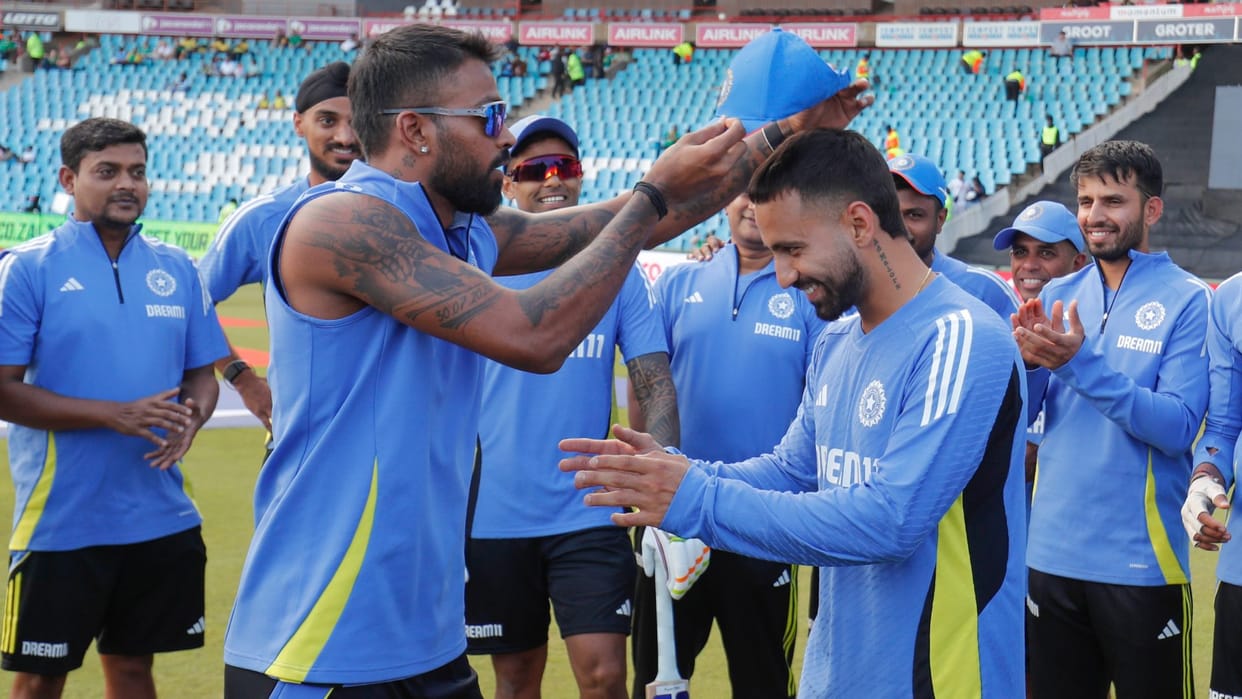 ind vs sa: ramandeep singh makes debut in 3rd t20i for india against south africa see stats