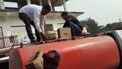 Ramgarh Bypolls: Large consignment of liquor recovered from mini oil tanker during voting 2 smugglers arrested