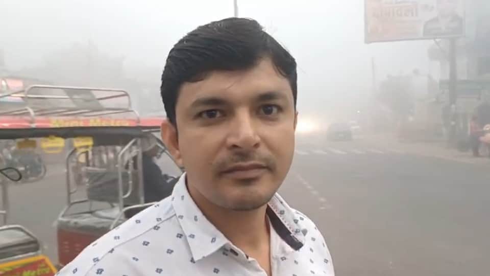 Winter Knocks: Normal life affected due to fog, vehicles seen crawling on highway