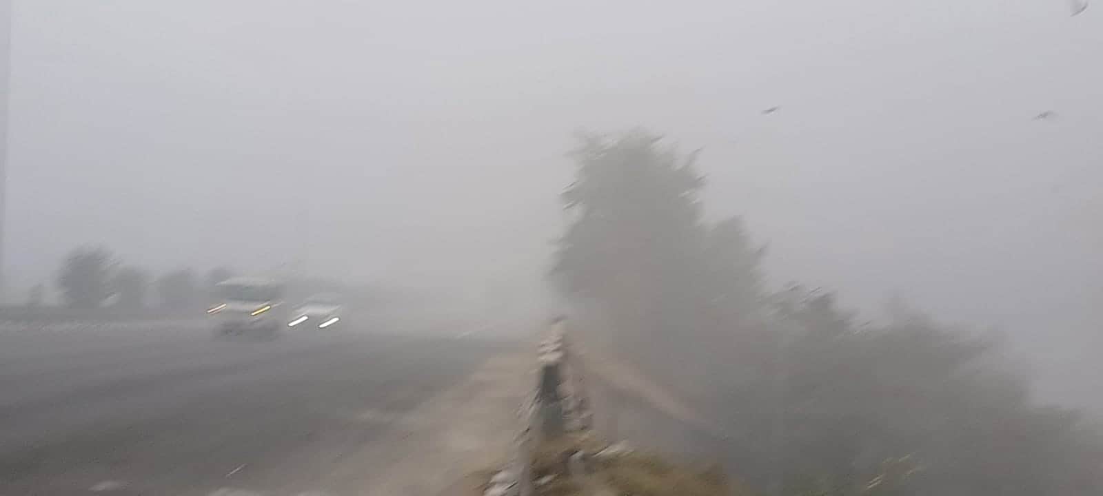Winter Knocks: Normal life affected due to fog, vehicles seen crawling on highway