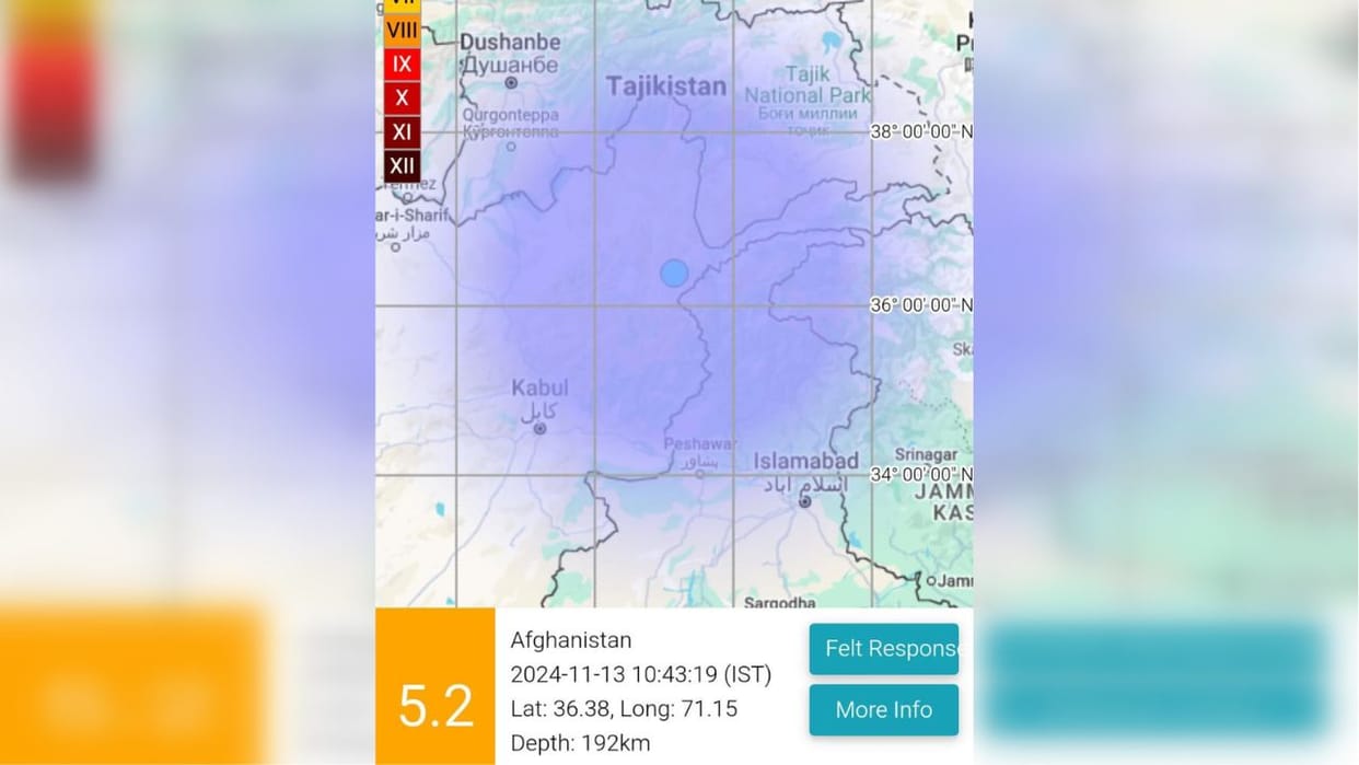 Earthquake in srinagar