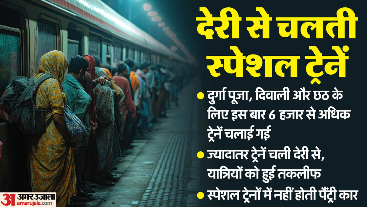 Indian Railways Special Trains: why special trains get delayed in festive seasons