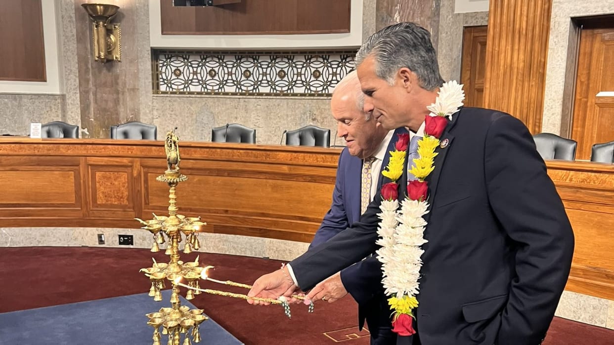 Diwali celebrated at US Capitol, first major event after presidential elections News in hindi