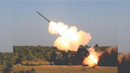 Pinaka Long Range Guided Rocket LRGR 120 test successfull Chandipur Rajnath Singh congratulate DRDO