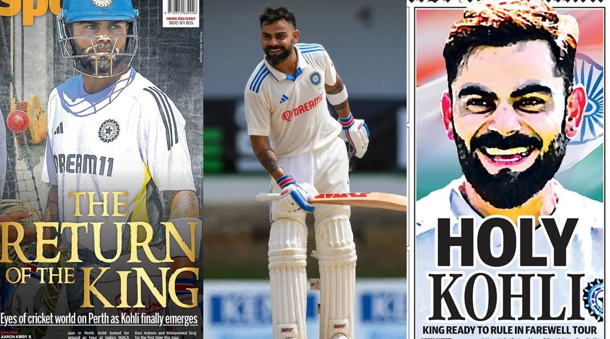 IND vs AUS: Virat Kohli again featured in Australian newspaper, wrote 'King is back, ready to dominate world