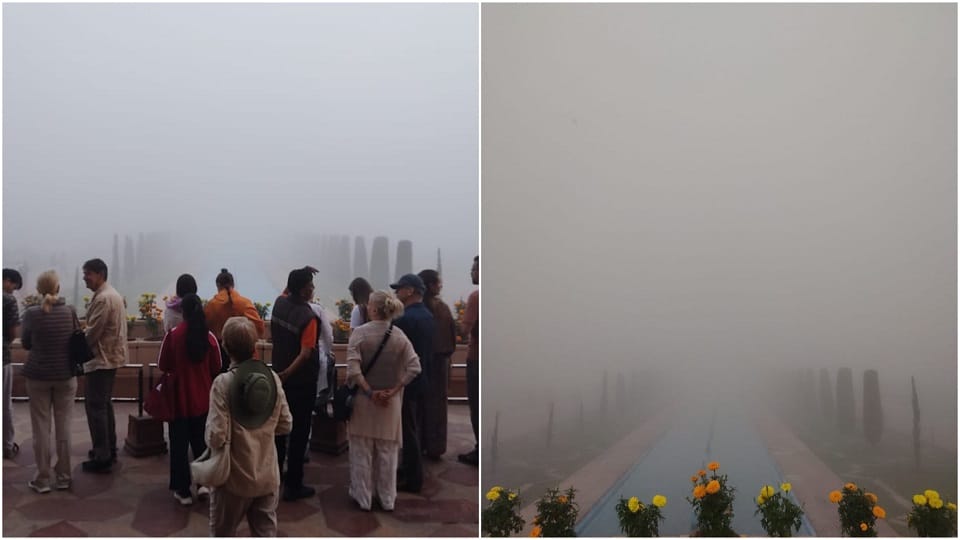 UP Weather Dense fog in many districts including Agra decrease in maximum temperature winter